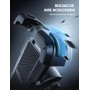 Lamicall Soporte Móvil Bicicleta, Soporte Móvil Moto - 360°Rotación, Liberación con un Botón, Soporte Teléfono Bici para iPhone
