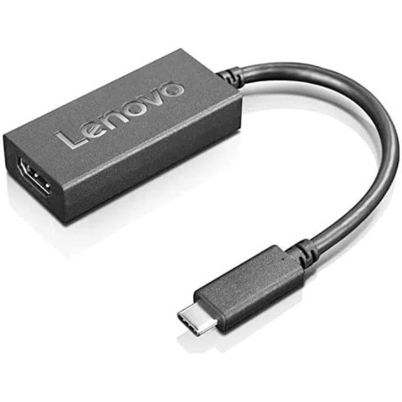 Lenovo 4X90R61022 adaptador de cable de vídeo 0,24 m USB C HDMI tipo A (Estándar) Negro - Adaptadores de cable de vídeo (0,24 m,