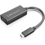 Lenovo 4X90R61022 adaptador de cable de vídeo 0,24 m USB C HDMI tipo A (Estándar) Negro - Adaptadores de cable de vídeo (0,24 m,