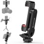 SYNCWIRE Adaptador de Trípode para Smartphone, Soporte Movil Tripode con 2 Zapatas Frías, Base Combinada con Tornillo de 1/4" y