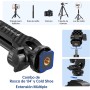 SYNCWIRE Adaptador de Trípode para Smartphone, Soporte Movil Tripode con 2 Zapatas Frías, Base Combinada con Tornillo de 1/4" y