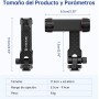 SYNCWIRE Adaptador de Trípode para Smartphone, Soporte Movil Tripode con 2 Zapatas Frías, Base Combinada con Tornillo de 1/4" y