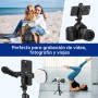 SYNCWIRE Adaptador de Trípode para Smartphone, Soporte Movil Tripode con 2 Zapatas Frías, Base Combinada con Tornillo de 1/4" y