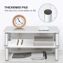 suptek Soporte para Monitor de Altura Ajustable, Elevador Monitor para PC, Portátil, Impresora de hasta 20 kg, Metal con