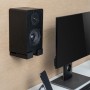 SOPORTE UNIVERSAL DE PARED AISENS PARA BARRA DE SONIDO NEGRO