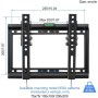 Soporte de Pared para TV de 14-32 Pulgadas de LCD/LED/Plasma, Inclinable Ultra Delgado con Carga de 25kg VESA MAX 200 x 200mm,