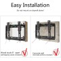 Soporte de Pared para TV de 14-32 Pulgadas de LCD/LED/Plasma, Inclinable Ultra Delgado con Carga de 25kg VESA MAX 200 x 200mm,