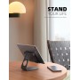 Soporte Tablet, Lamicall Multiángulo Soporte Tablet - Soporte Ajustable para Tablets para 2022 iPad Pro 12.9, 11, 10.5, 9.7,