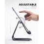Soporte Tablet, Lamicall Multiángulo Soporte Tablet - Soporte Ajustable para Tablets para 2022 iPad Pro 12.9, 11, 10.5, 9.7,