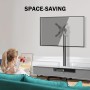 XINLEI Soporte TV Ruedas para Television de 13 a 55 Pulgadas, Soporte TV Pie Móvil con Inclinación de +30°/-10°, Ajustable en