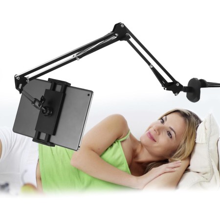 Soporte Tablet Cama,Soporte iPad Cama 360 ° Giratorio,soporte ipad Pro 12.9 Aire Mini,Switch,soporte para tableta,tableta de