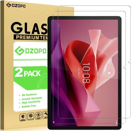 GOZOPO Protector de Pantalla para Lenovo Tab P12 / Lenovo Idea Tab Pro Tablet 12.7 Pulgadas, Película de Vidrio Templado Dureza