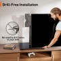 Perlegear Soporte Giratorio Universal para TV, Soporte de Mesa para televisores/Monitores/PC de 19-43 Pulgadas, Soporte de TV