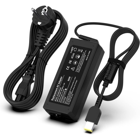 Cargador Lenovo,90W USB Cargador Lenovo portatil para ThinkPad T430 T440 T450 T460 T470 X240 X250 X270 E540 E550 E570 G50 Z50