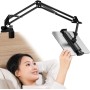 ULANZI Soporte Tablet Cama, 360° Giratorio, Aluminio para iPad 2021 Pro 9.7, 10.5, 12.9, Air Mini 3, 4, 5, Samsung Tab y Huawei