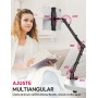 ULANZI Soporte Tablet Cama, 360° Giratorio, Aluminio para iPad 2021 Pro 9.7, 10.5, 12.9, Air Mini 3, 4, 5, Samsung Tab y Huawei
