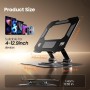 GlasFlength Soporte Tablet con Base Giratoria de 360°, Soporte para Tablet Mesa Ajustable y Plegable Soport e de Table t con