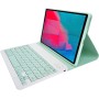 leleyo Funda Teclado para Tablet Lenovo Tab M10 Plus de 10,3 Pulgadas FHD (TB-X606F/TB-X606X) / K10 (TB-X6C6) Cover Inteligente