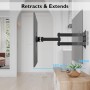 BONTEC Soporte TV Pared para Monitors y Televisores de LCD/LED/Plasma de 13-30 Pulgadas de hasta 15 kg, Soporte Monitor Pared