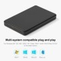 Carcasa de disco duro portátil USB 3,1 tipo C, caja de HDD móvil de 2,