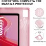 IVEOPPE Funda Lenovo Tab M11 con Teclado, Lenovo Tab M11 Funda Teclado, Capa Teclado Español Ñ Desmontable Inalámbrico Bluetooth