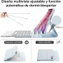 IVEOPPE Funda Lenovo Tab M11 con Teclado, Lenovo Tab M11 Funda Teclado, Capa Teclado Español Ñ Desmontable Inalámbrico Bluetooth