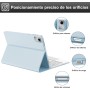 IVEOPPE Funda Lenovo Tab M11 con Teclado, Lenovo Tab M11 Funda Teclado, Capa Teclado Español Ñ Desmontable Inalámbrico Bluetooth