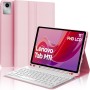 IVEOPPE Funda Lenovo Tab M11 con Teclado, Lenovo Tab M11 Funda Teclado, Capa Teclado Español Ñ Desmontable Inalámbrico Bluetooth