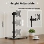 BONTEC Soporte Monitor de Brazo Único para Pantalla de 13-32 Pulgadas, Soporte para Monitor con Giratorio de Inclinación y