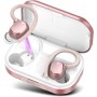 POMUIC Auriculares Inalámbricos Deportivos, 2023 Auriculares Bluetooth 5.3, 120H de Reproducción con Cancelacion Ruido ENC,