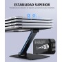 Glangeh Soporte Portatil Mesa Ajustable, Aleación de Aluminio Ergonómico Elevador Portatil Ventilado, Plegable Soportes para