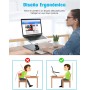 Babacom Soporte Portatil Mesa Plegable,Elevador Laptop Stand con Altura Ajustable,Soportes Libros Cocina,Soporte Mesa Ordenador