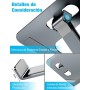 Babacom Soporte Portatil Mesa Plegable,Elevador Laptop Stand con Altura Ajustable,Soportes Libros Cocina,Soporte Mesa Ordenador