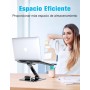 Babacom Soporte Portatil Mesa Plegable,Elevador Laptop Stand con Altura Ajustable,Soportes Libros Cocina,Soporte Mesa Ordenador