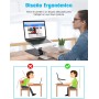 Babacom Soporte Portatil Mesa Plegable,Elevador Laptop Stand con Altura Ajustable,Soportes Libros Cocina,Soporte Mesa Ordenador