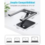 Babacom Soporte Portatil Mesa Plegable,Elevador Laptop Stand con Altura Ajustable,Soportes Libros Cocina,Soporte Mesa Ordenador