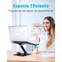 Babacom Soporte Portatil Mesa Plegable,Elevador Laptop Stand con Altura Ajustable,Soportes Libros Cocina,Soporte Mesa Ordenador