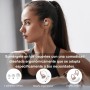 PEFUPEW Auriculares Inalámbricos Deportivos, Bluetooth 5.4 con 4 HD Mic, HiFi Estéreo Cascos Inalambricos, Auriculares Running