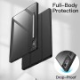 JETech Funda para Lenovo Tab P12 12,7 Pulgadas (2023 Modelo, TB370FU / TB371FU) con Soporte para Stylus, Clara Transparente PC