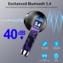 Auriculares Inalámbricos Bluetooth, Auriculares Bluetooth 5.4 HiFi Estéreo, 56H Cascos Inalambricos Bluetooth con ENC Reducción