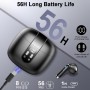 Auriculares Inalámbricos Bluetooth, Auriculares Bluetooth 5.4 HiFi Estéreo, 56H Cascos Inalambricos Bluetooth con ENC Reducción