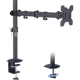 BONTEC Soporte Monitor Escritorio para Pantallas de 13 a 32 Pulgadas, Brazo con Giratorio de Inclinación y Ajustable en Altura,