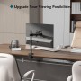 BONTEC Soporte Monitor Escritorio para Pantallas de 13 a 32 Pulgadas, Brazo con Giratorio de Inclinación y Ajustable en Altura,
