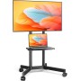 TVON Soporte TV Pie Ruedas para Televisiones de 32-75 Pulgadas de Plasma/LCD/LED, Altura Ajustable Móvil Soporte TV Suelo con