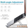 ivoler Soporte Portátil Mesa 6 Ángulos Ajustables, Aleación de Aluminio, Soporte Ordenador Portatil Ventilado Plegable para