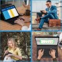 Funda con Teclado para Lenovo Tab M10 Plus 3rd Gen 10.6”, Funda Teclado para Lenovo M10 Plus 3rd Gen (TB-125FU/128FU/128XU),