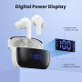 Auriculares Inalámbricos Bluetooth 5.3, 2024 HiFi Estéreo Con 4 ENC Cancelación Ruido, 50H, Dual LED Pantalla, IP7 Impermeable,