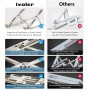 ivoler Soporte Portátil Mesa 6 Ángulos Ajustables, Aleación de Aluminio, Soporte Ordenador Portatil Ventilado Plegable para