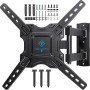 PERLESMITH Soporte TV Pared, Inclinación Orientable Fijación Extensible, Soporte Television Pared de 26 a 60 Pulgadas, LED LCD y