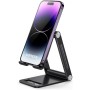 UGREEN Soporte Móvil Mesa, Suporte Teléfono Plegable Multiángulo, Stand Escritorio de Aluminio Compatible con iPhone 14 Pro MAX